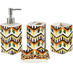 НАБОР ДЛЯ ВАННЫ КЕРАМИЧЕСКИЙ ABO, 4 ЭЛЕМЕНТА