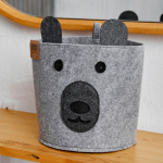 ОРГАНАЙЗЕР ДЛЯ ХРАНЕНИЯ "КОРЗИНКА FUNNY СВЕТЛЫЙ МИШКА" Я4718 — изображение 2