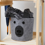 ОРГАНАЙЗЕР ДЛЯ ХРАНЕНИЯ "КОРЗИНКА FUNNY СВЕТЛЫЙ МИШКА" Я4718 — изображение 3