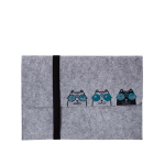 Папка А4 с клапаном, на резинке "CATS" TRIO", EVA Д2023